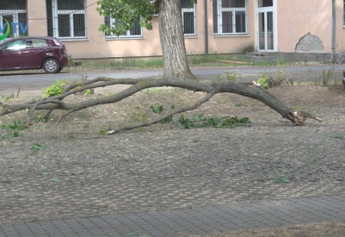 Füzesabonyt is elérte a hétfői vihar