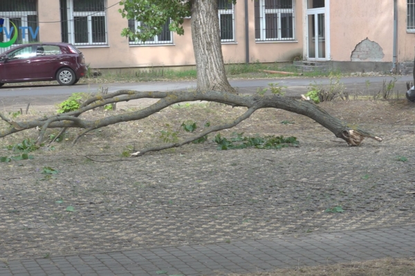 Füzesabonyt is elérte a hétfői vihar