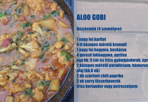 VTV konyhája Így készül az aloo gobi