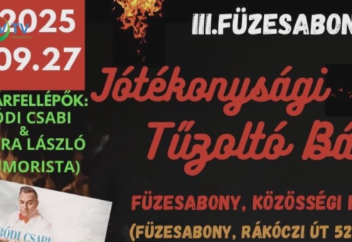 Szeptemberben újra lesz jótékonysági Tűzoltó bál