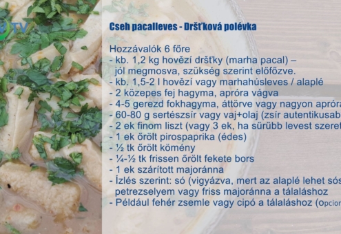 VTV konyhája: Cseh pacalleves