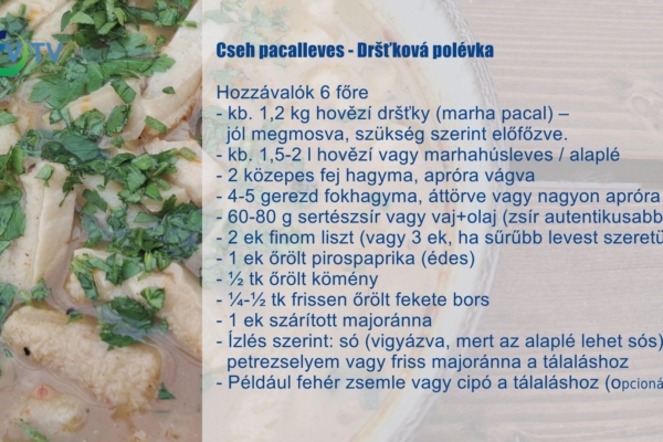 VTV konyhája: Cseh pacalleves