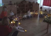 Nyugdíjas kollégák az adventi gyertyagyújtáson