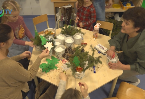 Családi kézműves délután a katolikus óvodában