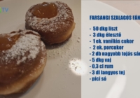 Így készül a farsangi szalagos fánk