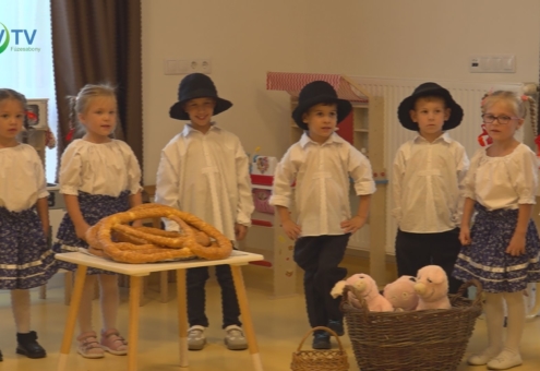 Szent Mihály napi forgatag a katolikus óvodában